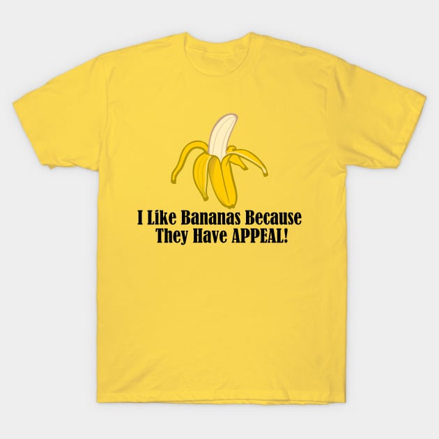 Punny Banana T-Shirt by MisterBigfoot